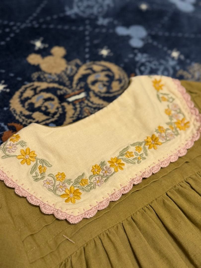 ワンピース Baby Bette Dress - Dried Moss 18-24M