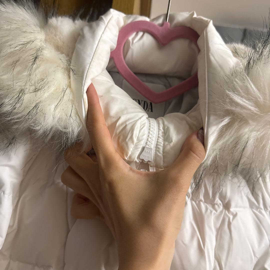 《希望金額受付中》gyda GDベルト付きロングダウンコート オフホワイト