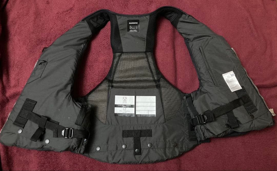 シマノ,フローティングベスト NEXUS/ネクサス, VF-120W ブラックL