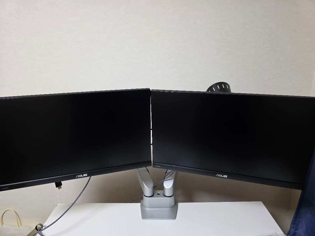 【美品】 ASUS液晶モニター VC239H23インチ 2枚 アーム付き