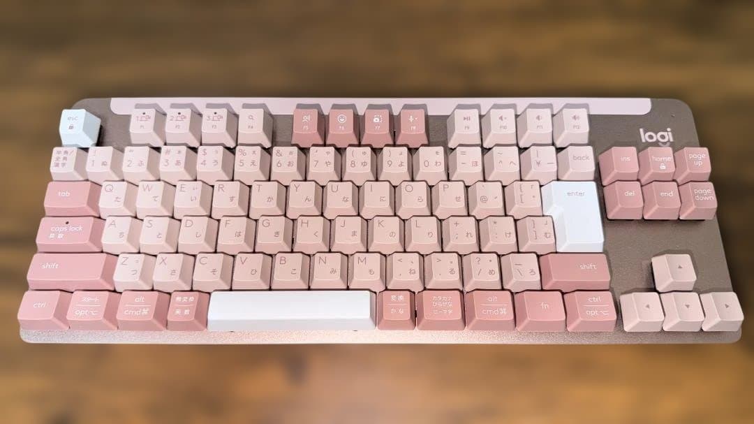 [極美品]ロジクール SIGNATURE K855 ローズ メカニカルキーボード