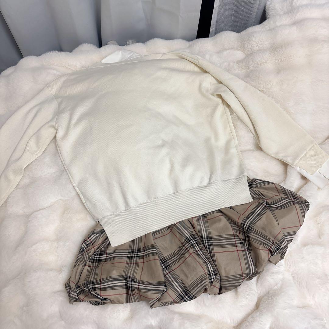 【 LILY BROWN 】 ニットドッキングバルーンワンピース