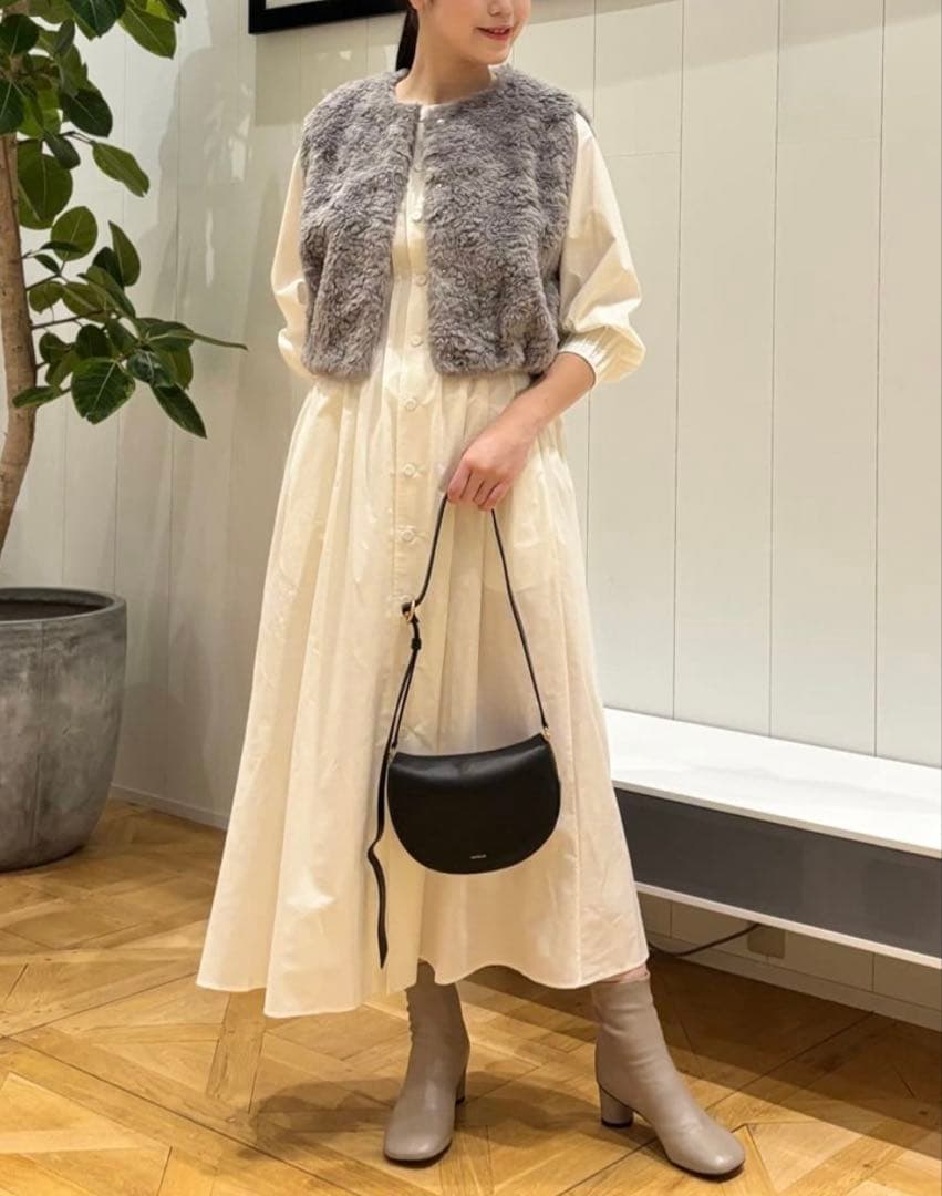 tomorrowland Ballsey ランダムファーショートベスト