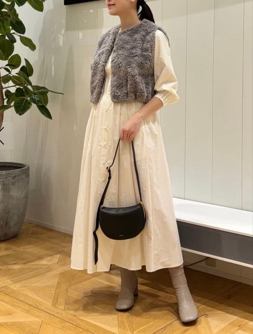 tomorrowland Ballsey ランダムファーショートベスト