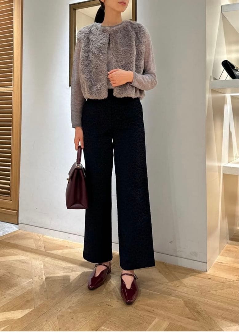 tomorrowland Ballsey ランダムファーショートベスト