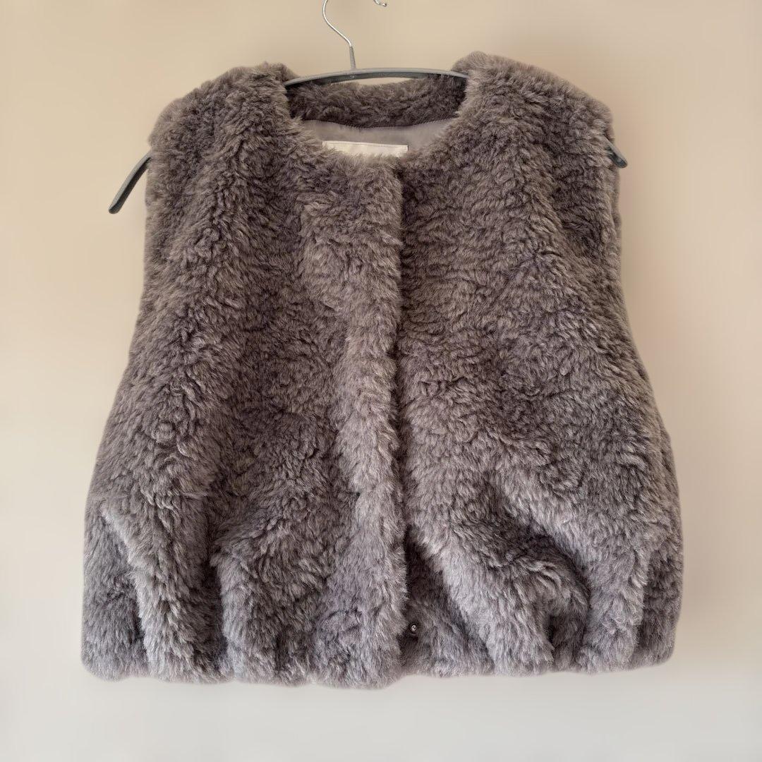 tomorrowland Ballsey ランダムファーショートベスト