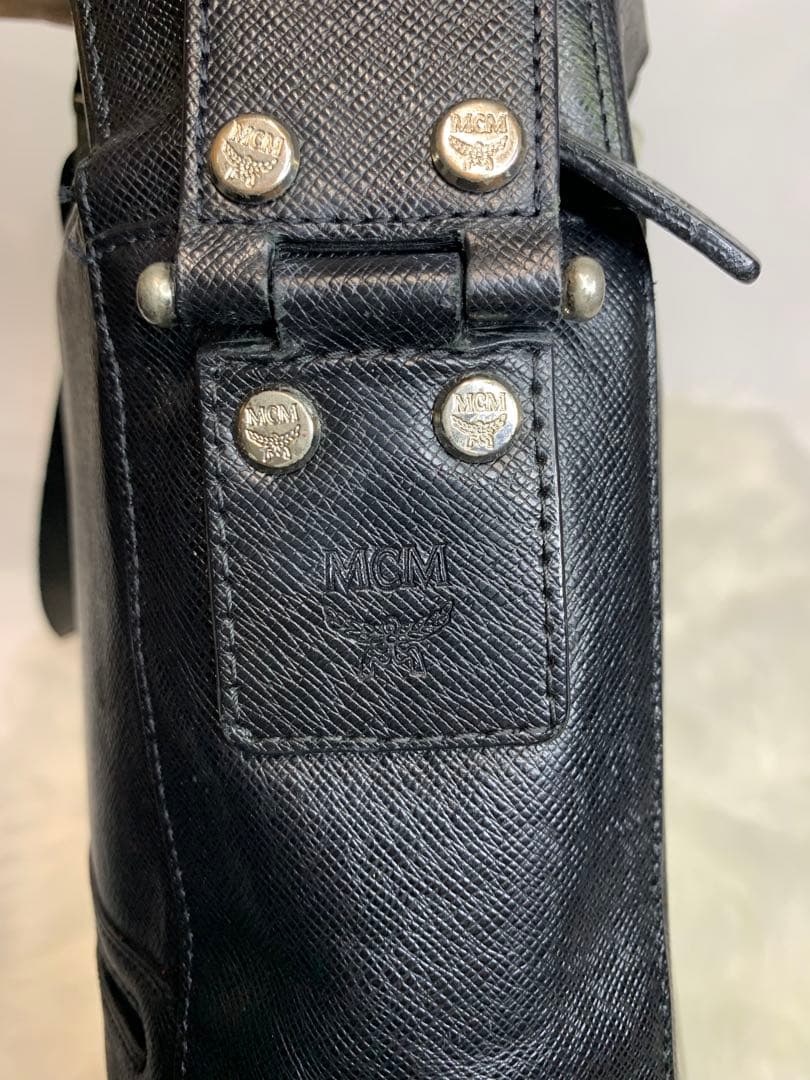 mcm ショルダーバッグ　ビジネスバッグ　サファイアーノ
