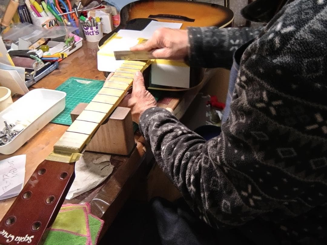 ❤️弦高調整『Sepia Crue セピアクルー W-130/ts』ナット幅広