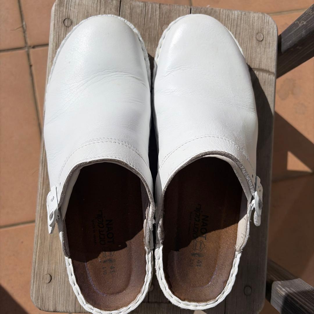 NAOT⭐️IRIS⭐️サイズ41⭐️ホワイト⭐️２０２５年１１月くらいに購入しました