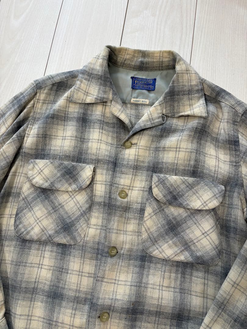 50s PENDLETON ボードシャツ ウールシャツ