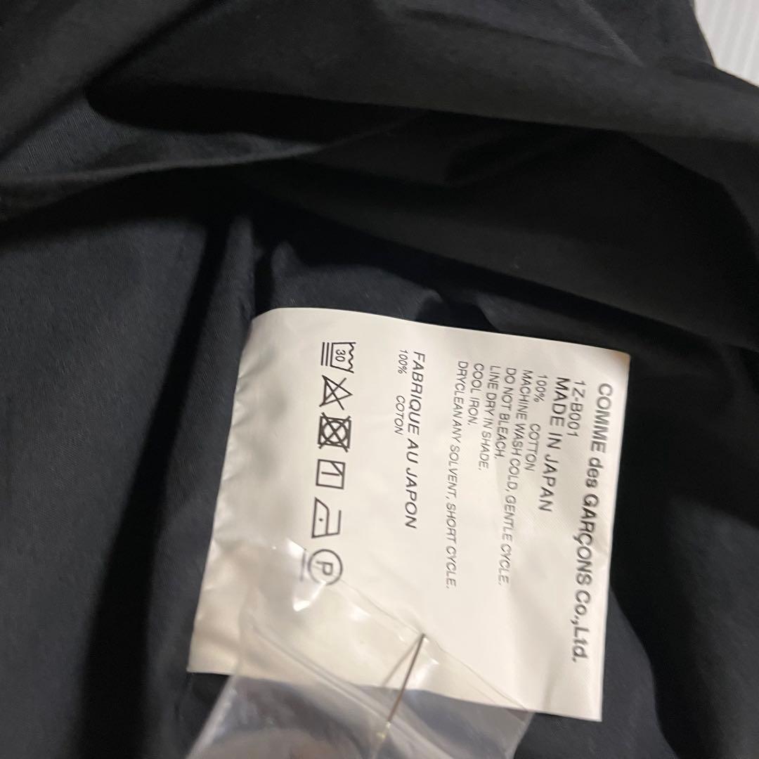 COMME des GARÇONS コムデギャルソン 黒 シャツ XS美品