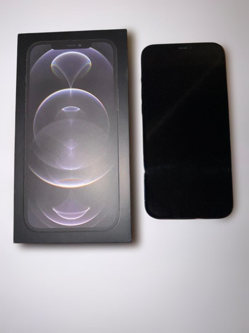 iPhone 12 Pro Max グラファイト 元箱 新品ケース２点おまけ付き