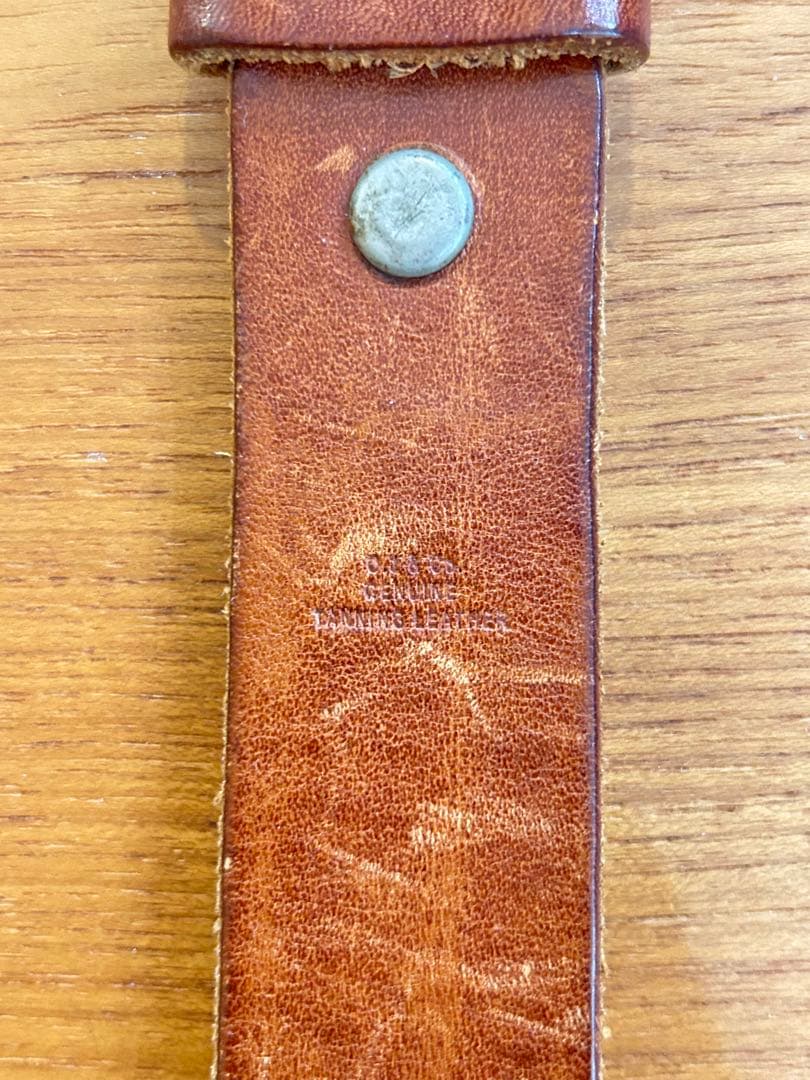 old joe オールドジョーアンドコー レザーベルト ブラウン