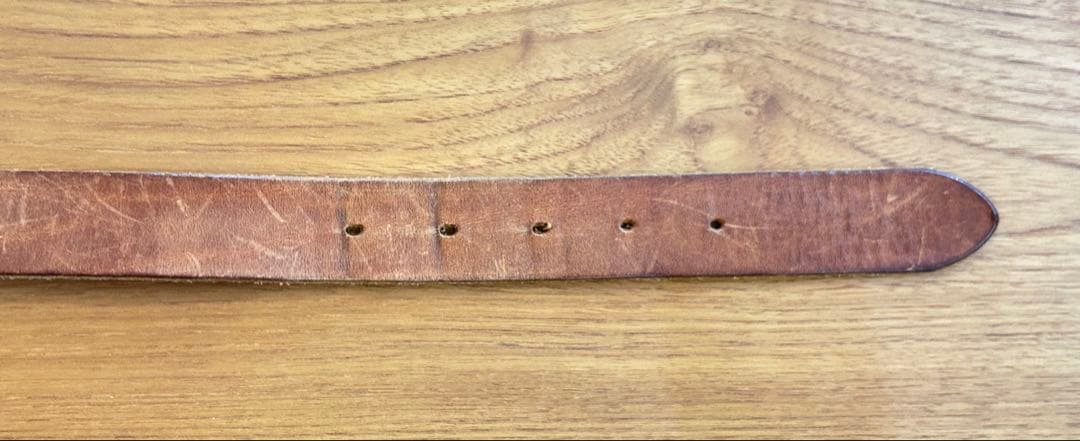 old joe オールドジョーアンドコー レザーベルト ブラウン