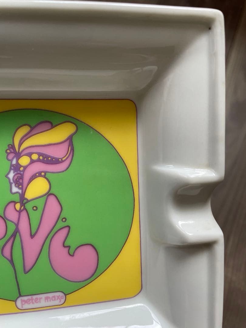 peter max 灰皿　2枚セット