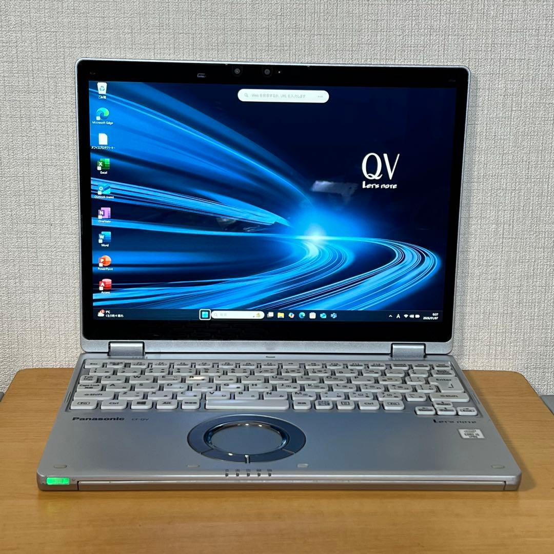 レッツノートQV9 i5 16G／256GB／LTE／オフィス