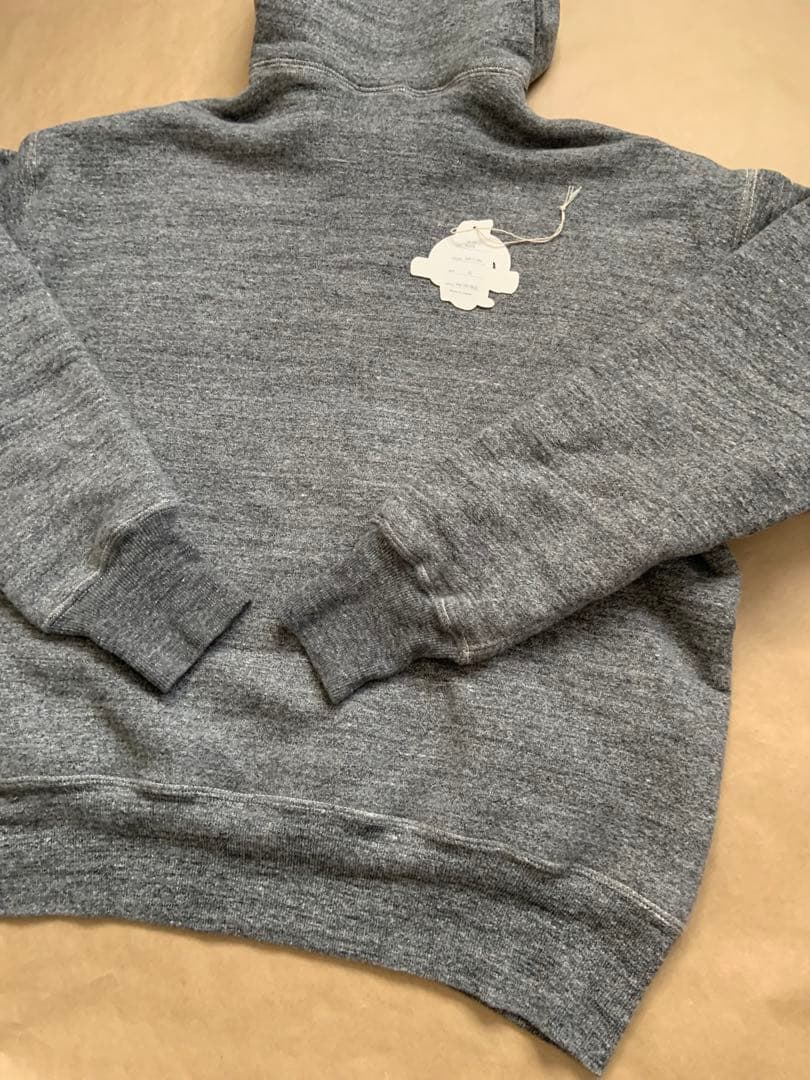 日本製 ウエアハウス ジョングラッコー スウェットパーカー ダーク杢グレー XL