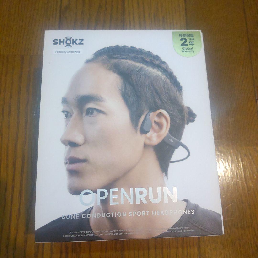 SHOKZ 骨伝導ヘッドホン OPENRUN BLACK S803