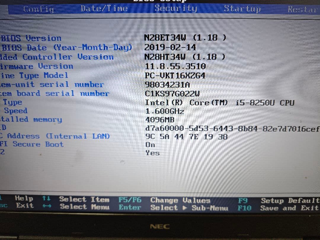 T*o様 NEC 8世代core i5　3台セット　アダプタ付属
