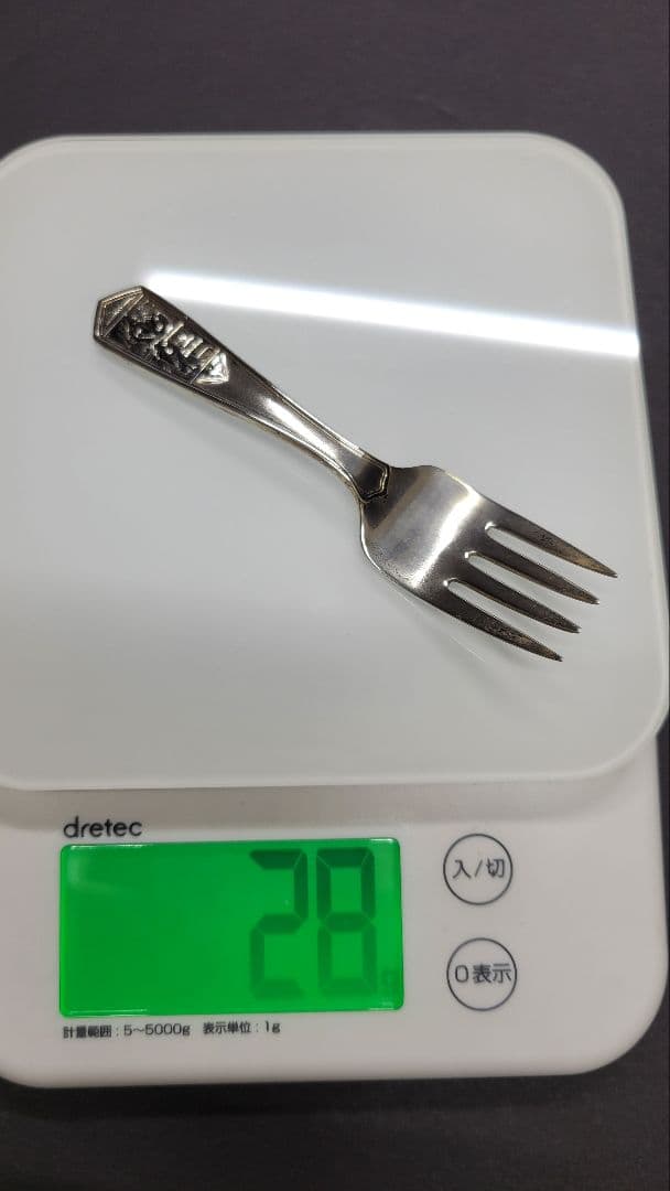 アンティーク ティファニーTiffany STG.m 銀製 装飾ベビーフォーク