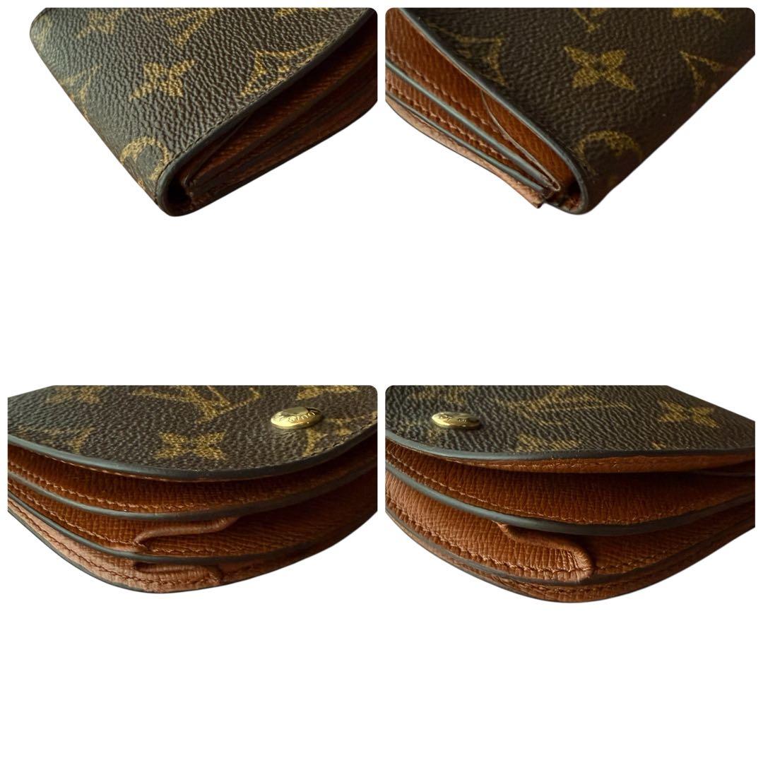 LOUIS VUITTON ポルトモネ グゼ モノグラム ケース ブラウン