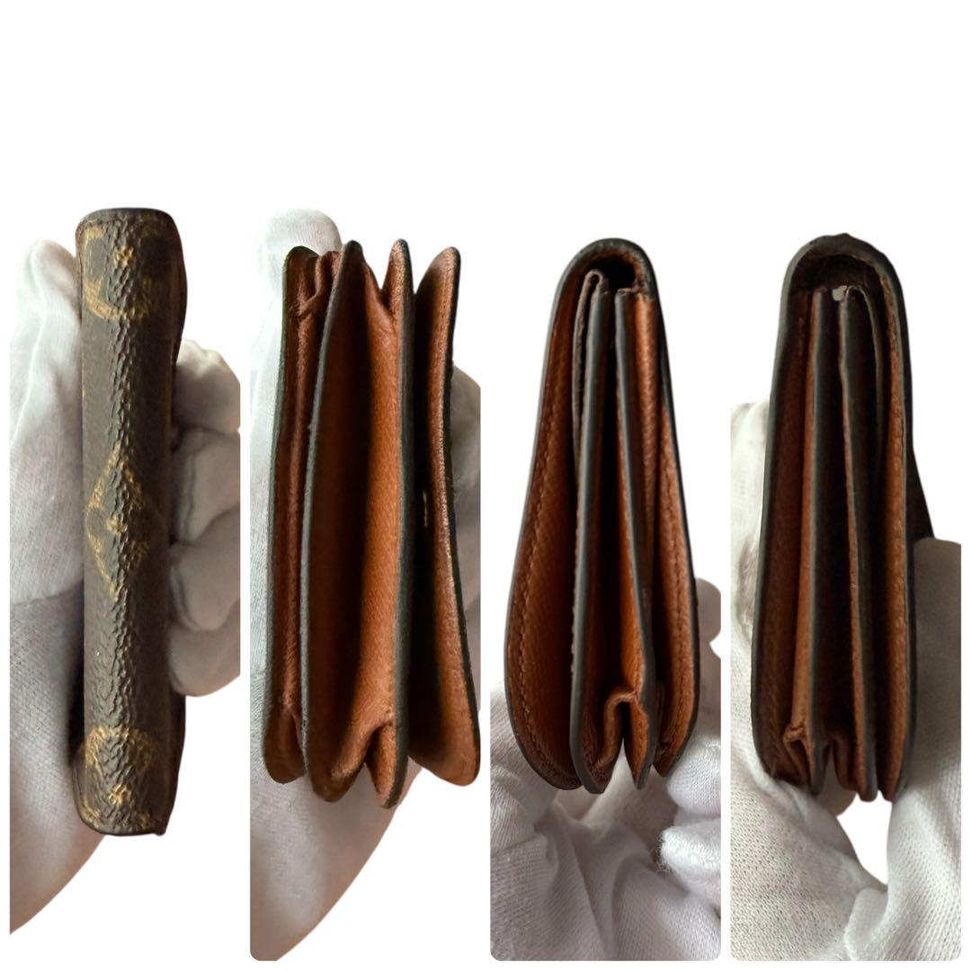 LOUIS VUITTON ポルトモネ グゼ モノグラム ケース ブラウン