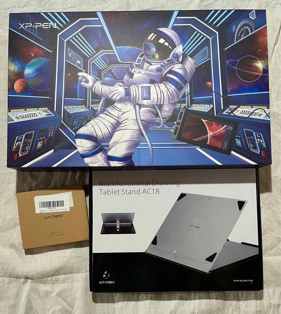 XPPen 液タブ 15.4インチ Artist Pro 16＋スタンド＋USB