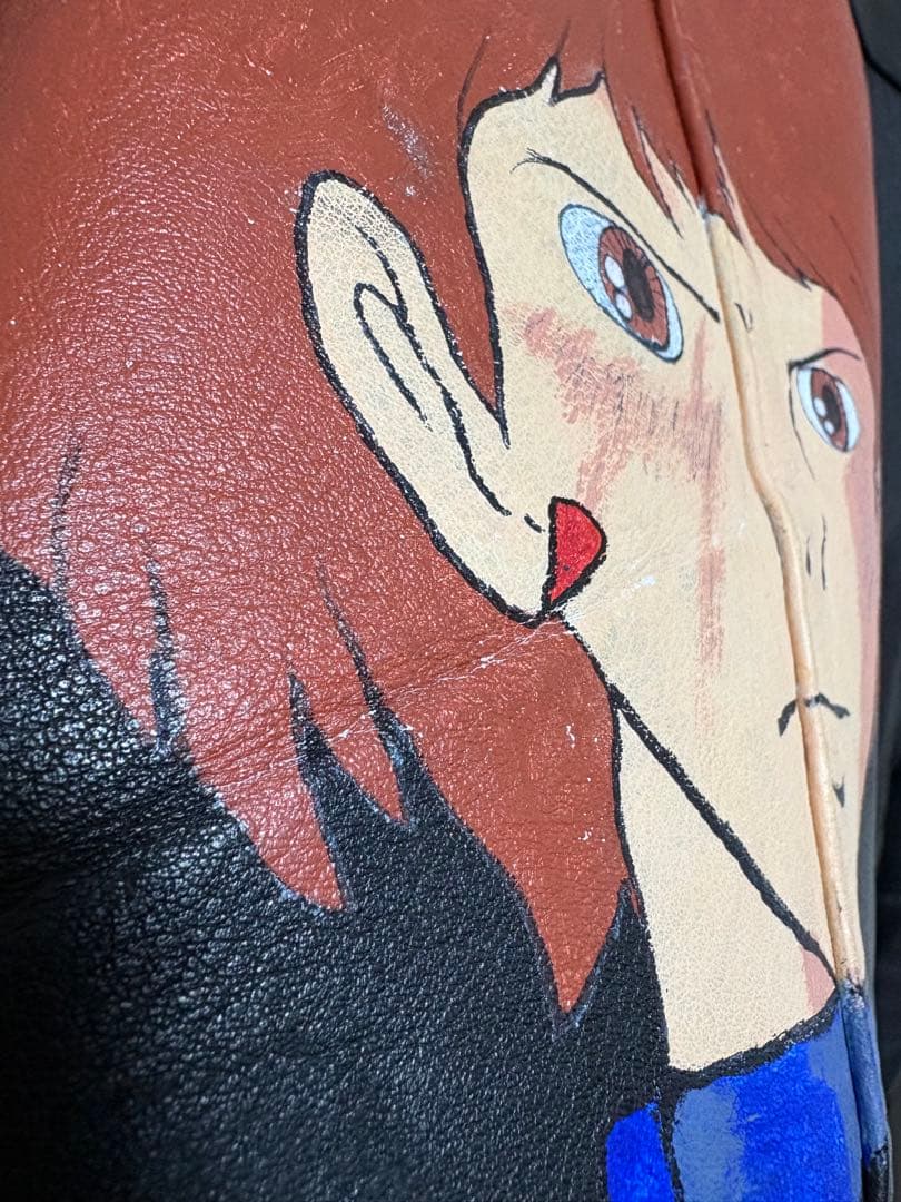 ペイント ライダースジャケット