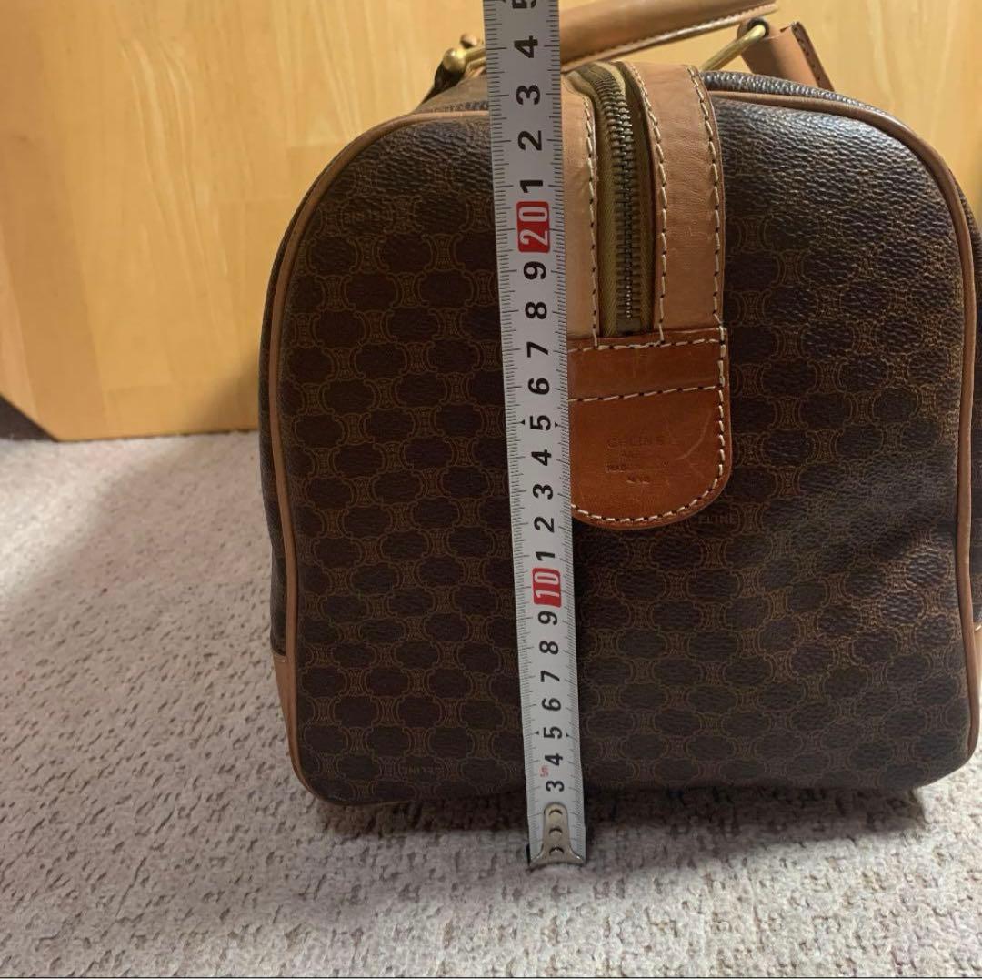 CELINE ボストンバッグ　マカダム柄