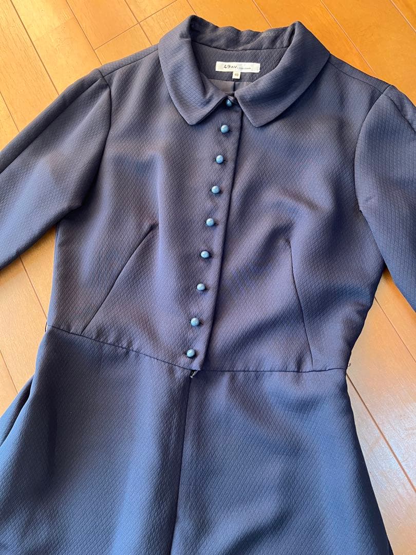 49av.junko shimada 七分袖ワンピース