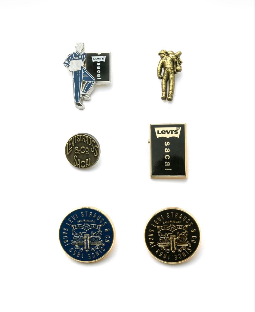 【コウ様用セット】sacai Levi's pins ゴールドシルバー青山店限定