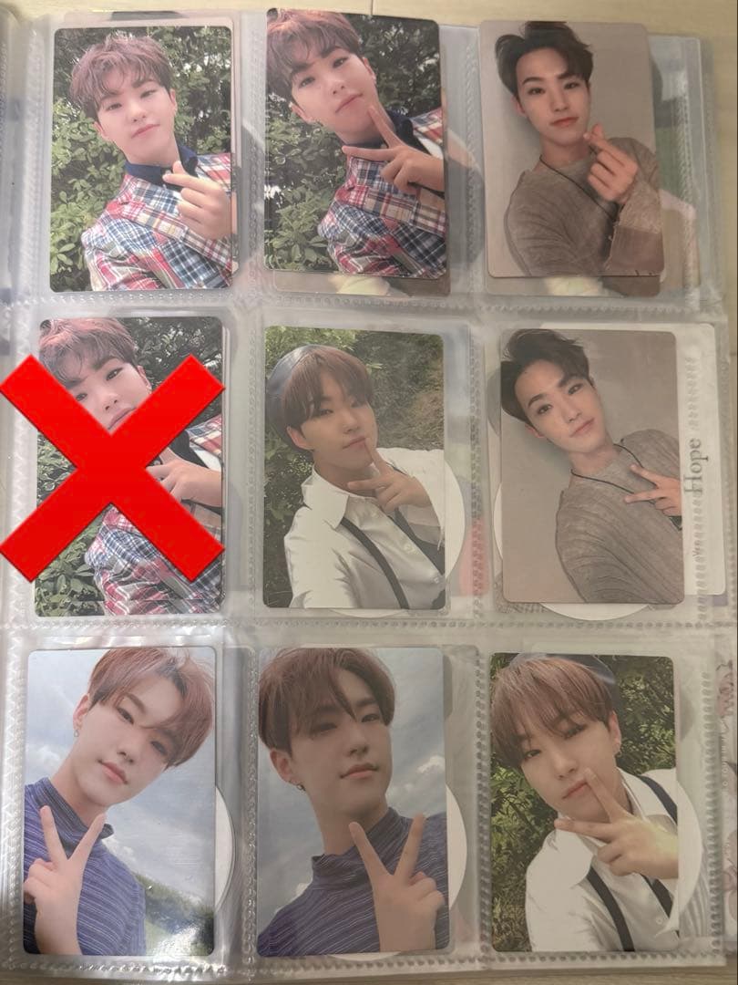 SEVENTEEN ホシ トレカ シール コンプセット　anode