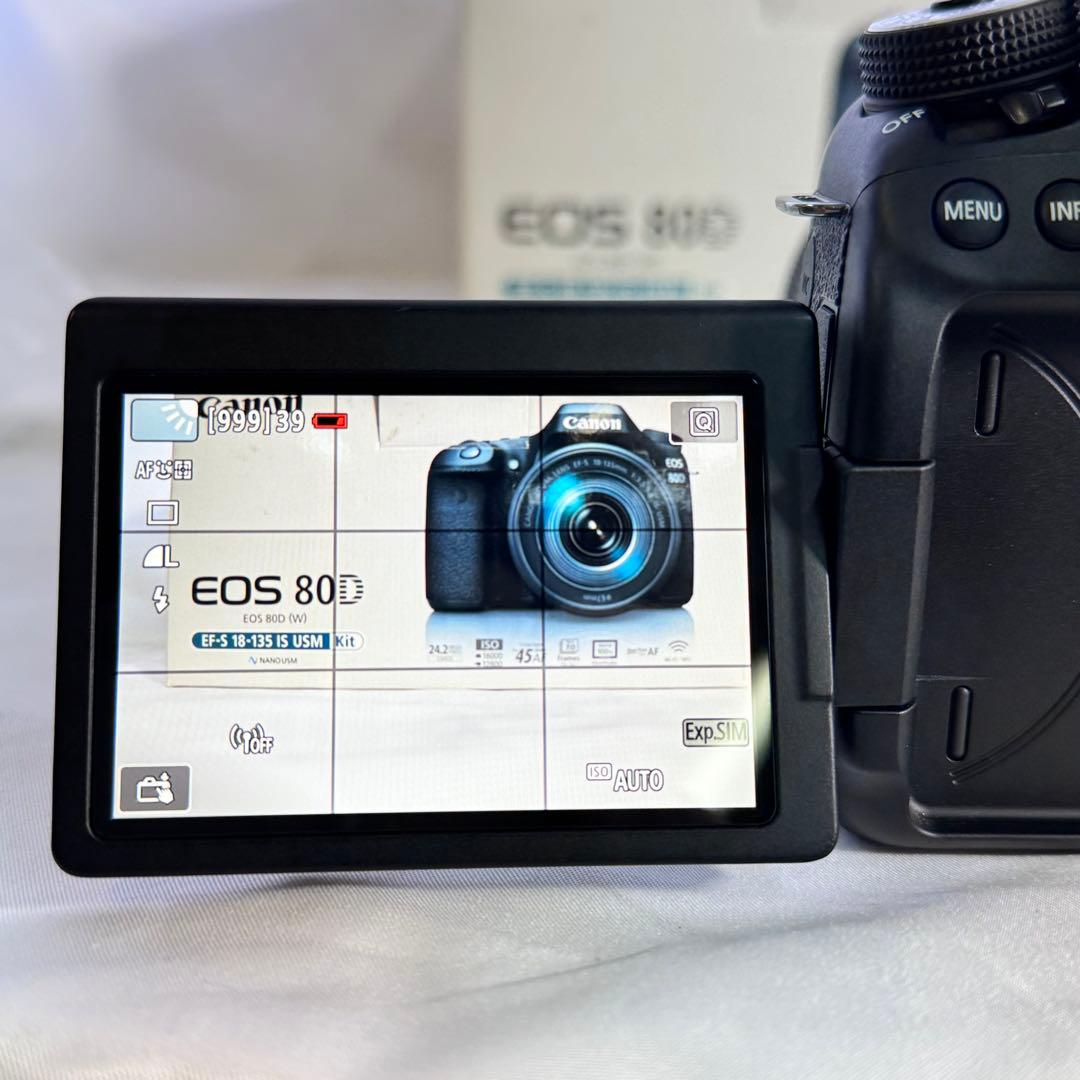 Canon デジタルカメラ EOS 80D ズームレンズ付き 付属品多数！ 美品