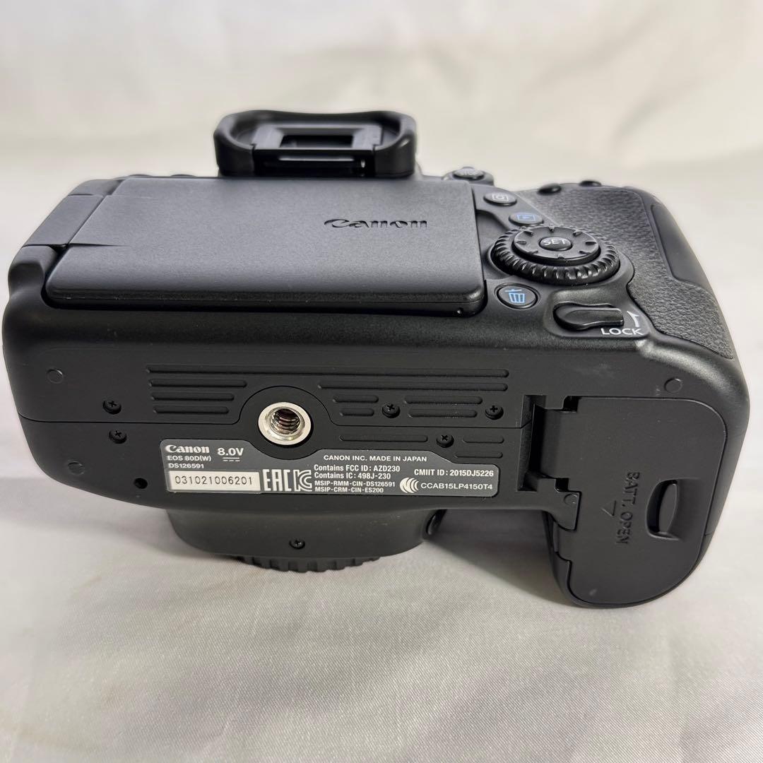 Canon デジタルカメラ EOS 80D ズームレンズ付き 付属品多数！ 美品