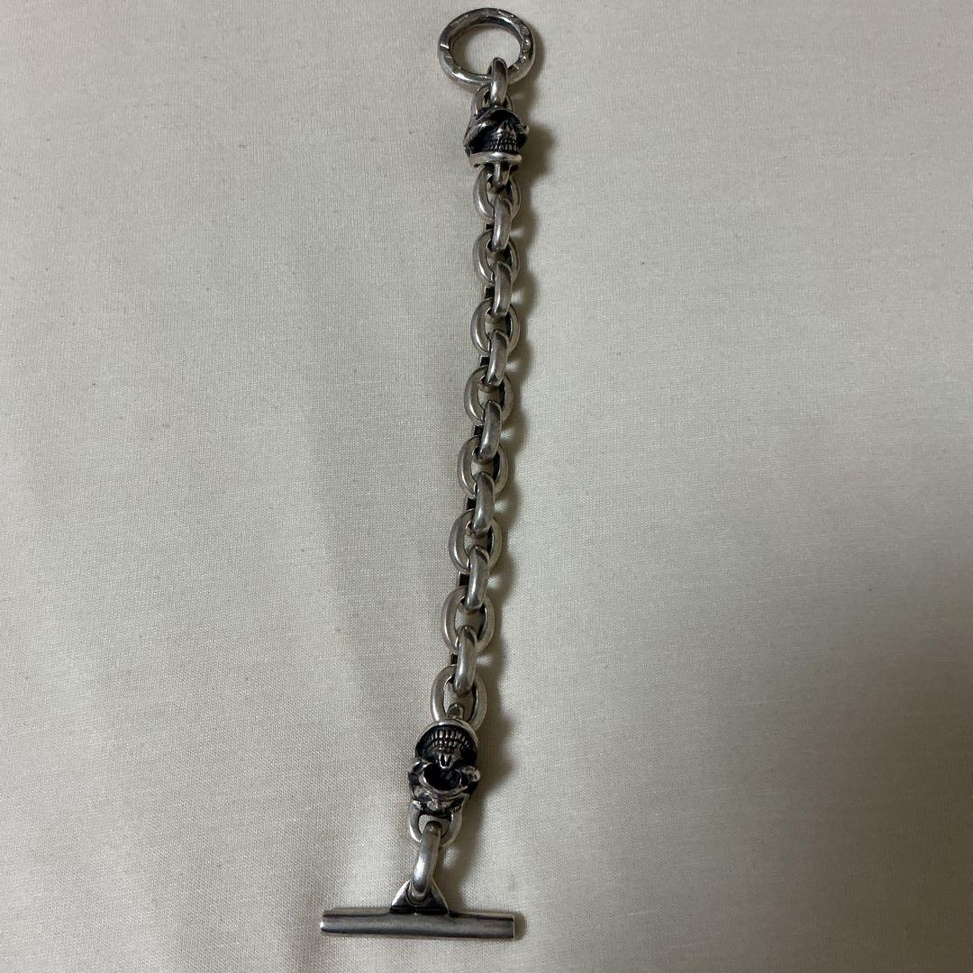 ストップライト　2スカルブレスレット