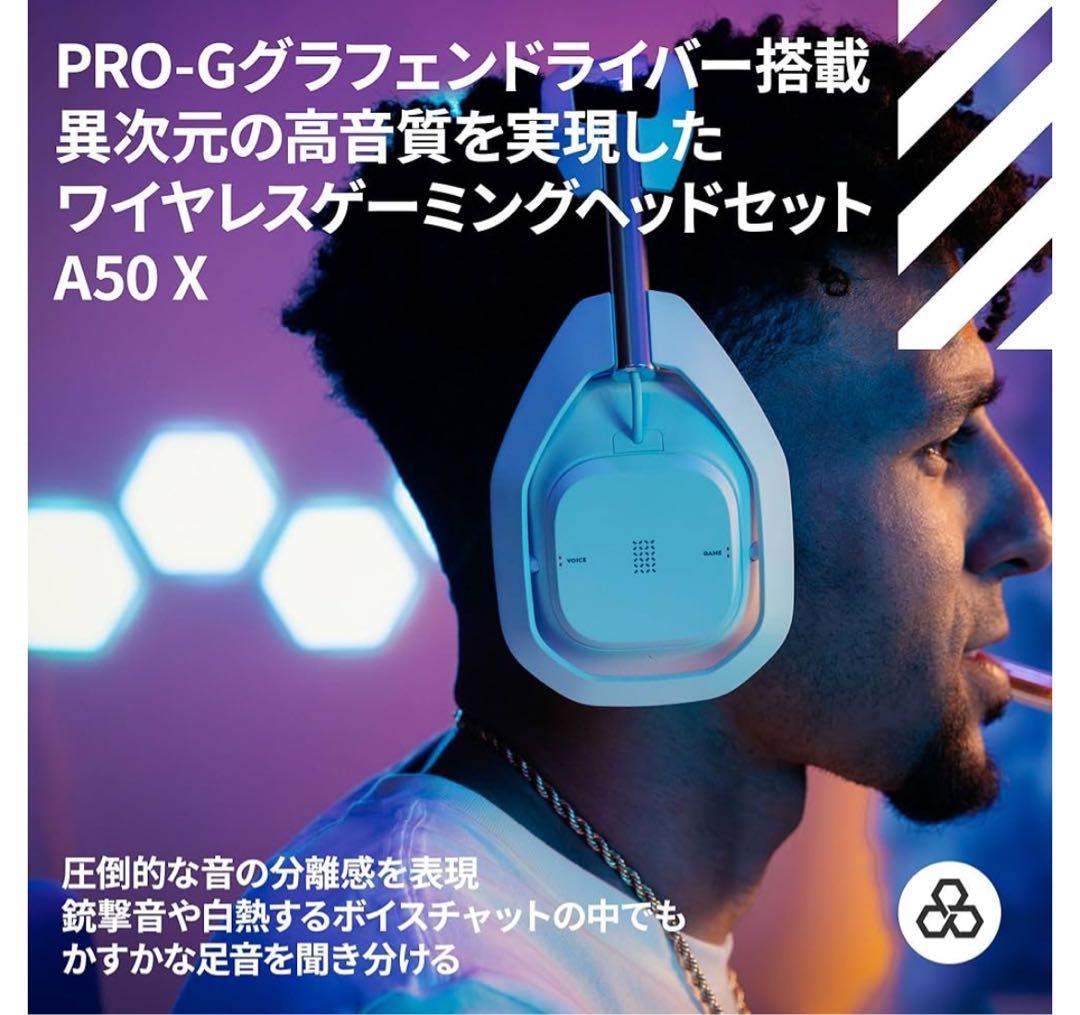 【新品同様】ロジクール ASTRO A50X ワイヤレスヘッドセット