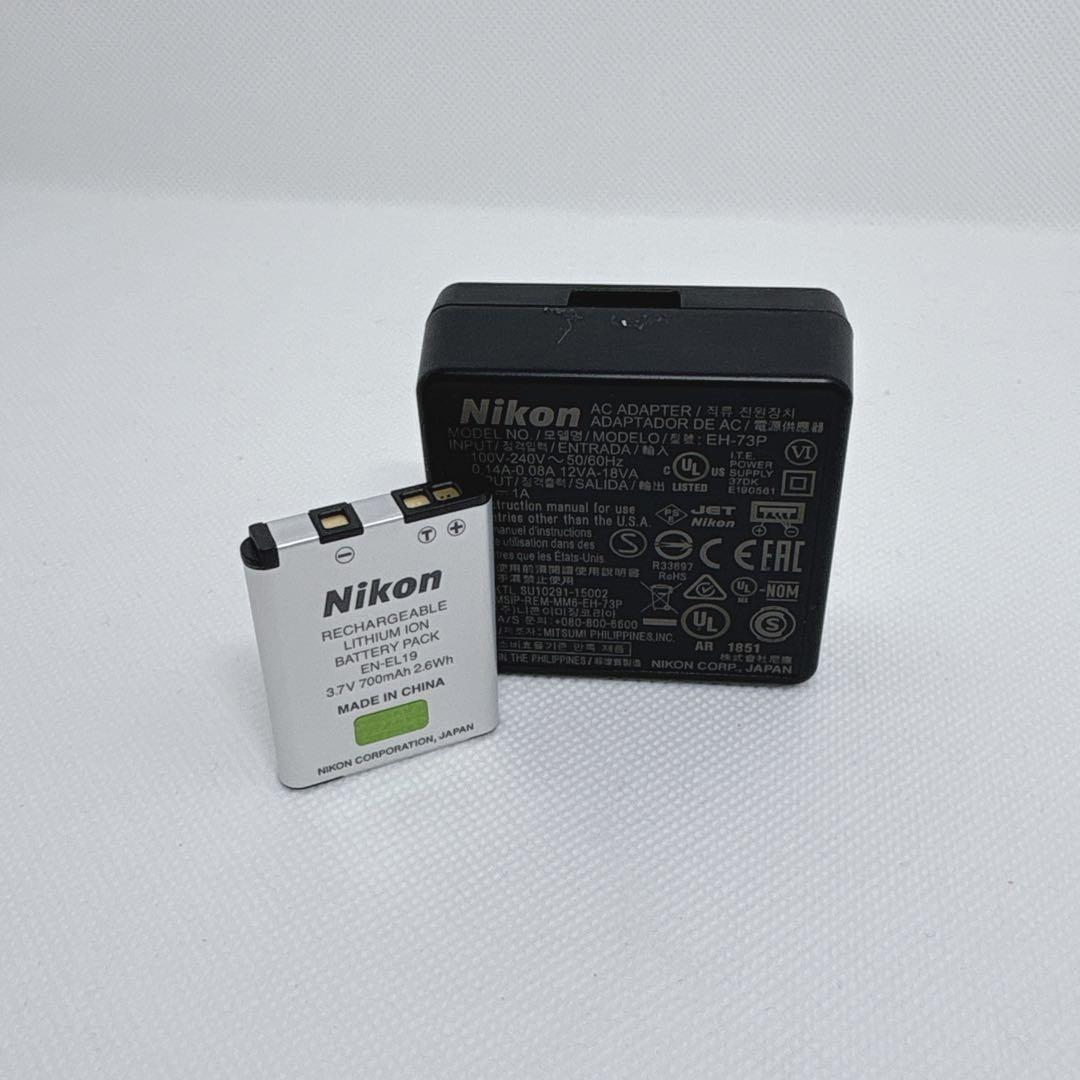 【極美品】 完品 Nikon COOLPIX W100 デジカメ ピンク