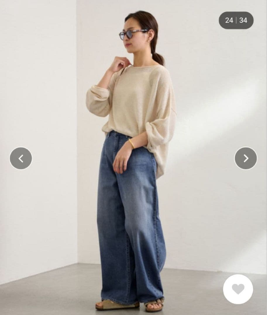 最終値下げ！！美品！フレームワーク　Johnbull デニムバレルワイドパンツ