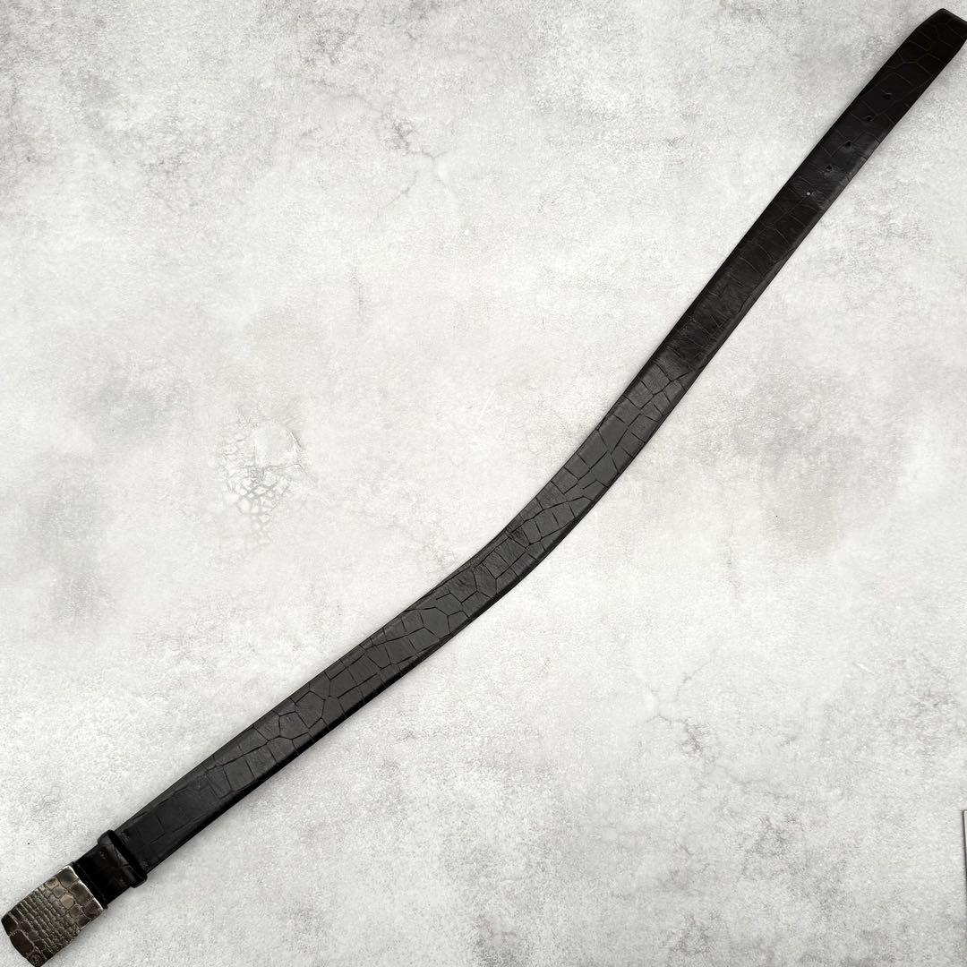 美品 GIORGIO ARMANI leather belt SIZE 48