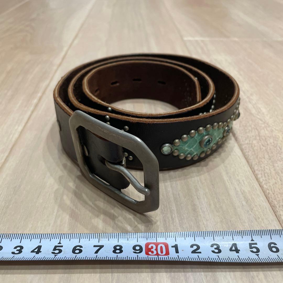 ＨＴＣ　スタッズ　レザーベルト　ハリウッドトレーディングカンパニー