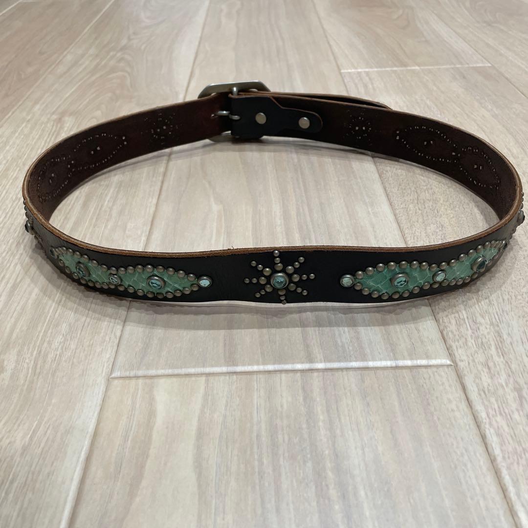 ＨＴＣ　スタッズ　レザーベルト　ハリウッドトレーディングカンパニー