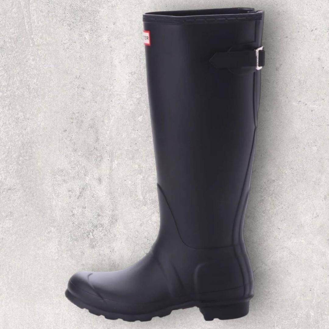 新品未使用 ハンター レインブーツ オリジナルトールブーツ ブラック 24cm