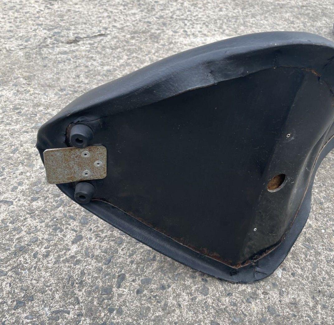 希少イージーライダース製キング&クイーンシートハーレーショベルチョッパーリジット