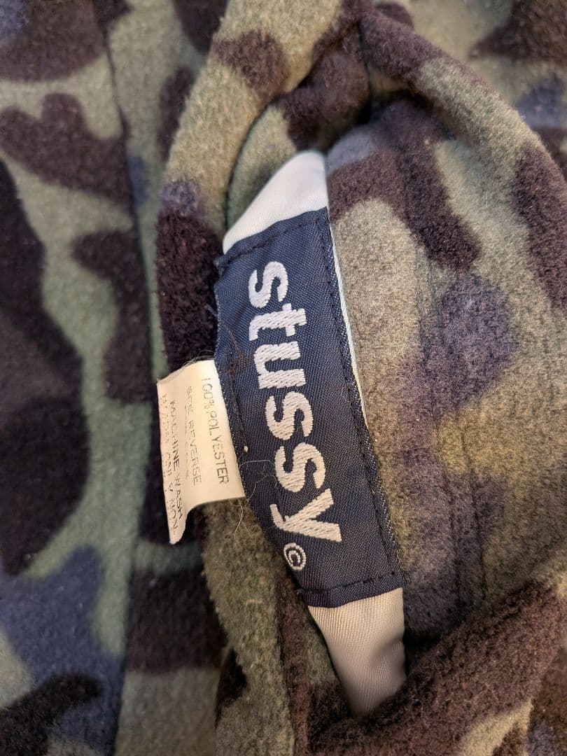 Stussy 迷彩柄 ナイロンジャケット リバーシブル