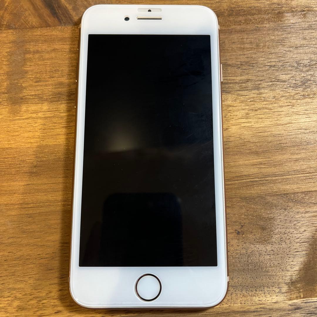 美品　iPhone 8 64GB ローズゴールド 本体　イヤホン　最大容量96%