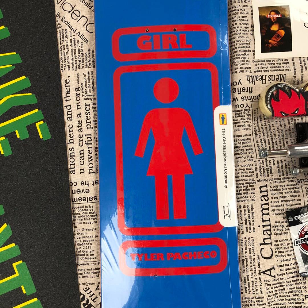 【Girl】 スケボー スケボーセット デッキデッキ セット 8.0