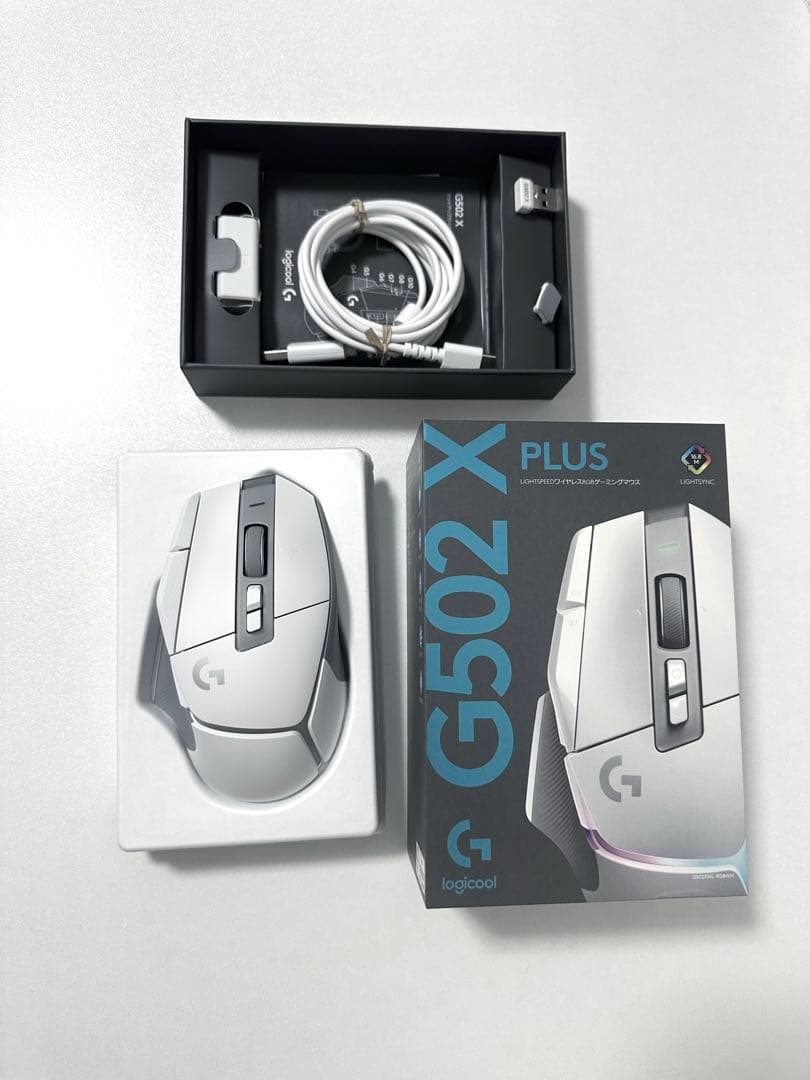【☆美品☆】 ロジクール G502X PLUS LIGHTSPEED 白