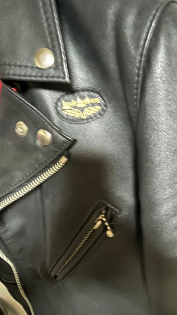 専用　AVIAKIT ブラック レザージャケット 36 レア　ルイスレザー
