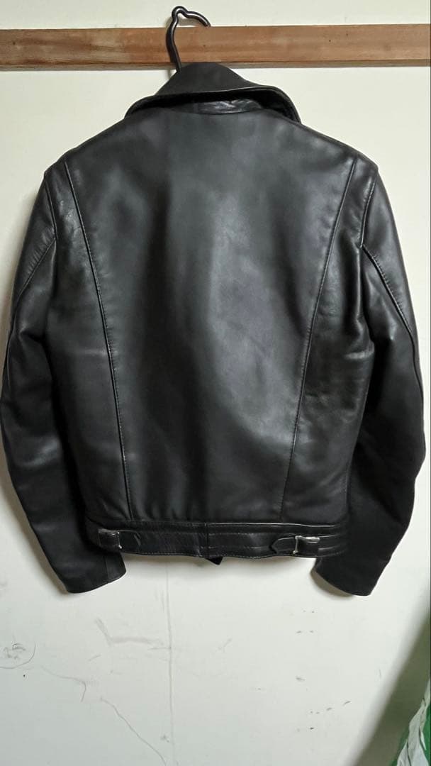 専用　AVIAKIT ブラック レザージャケット 36 レア　ルイスレザー