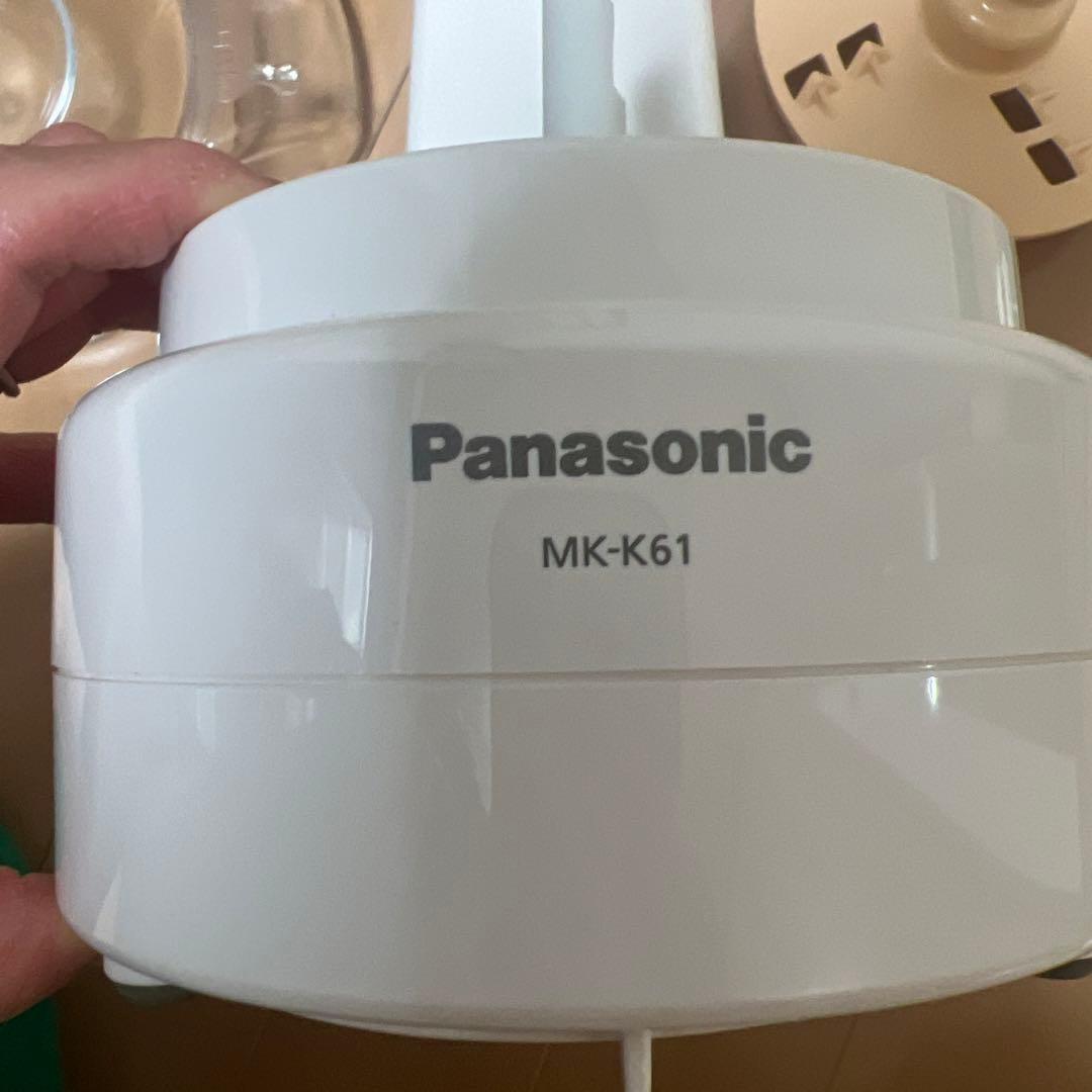 新品未使用 パナソニック フードプロセッサー MK-K61-W